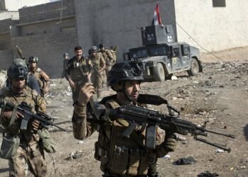 مقتل خمسة دواعش خلال العمليات العسكرية في الموصل .