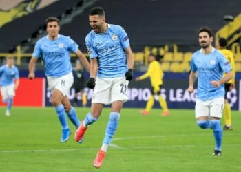 السيتي يتأهل الى نهائي دوري أبطال اوربا بعد تخطيه البي اس جي .