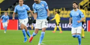 السيتي يتأهل الى نهائي دوري أبطال اوربا بعد تخطيه البي اس جي .