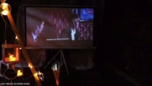 لاول مرة في كربلاء ، سينما متنقلة وجوالة ، تقيمها الشابه ثريا محمود 