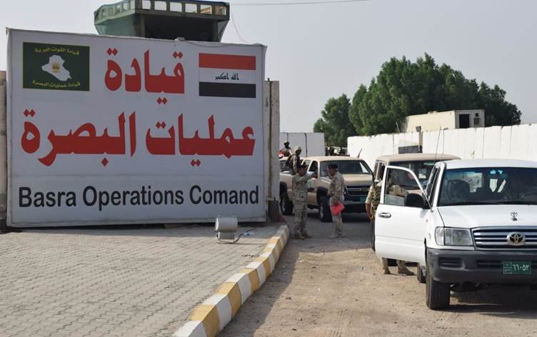 قيادة عمليات البصرة تمنع تحرك القوات الامنية والحشد الشعبي