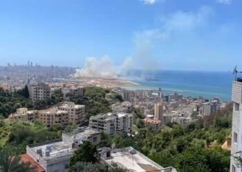 بالفديو| حريق مرفأ بيروت
