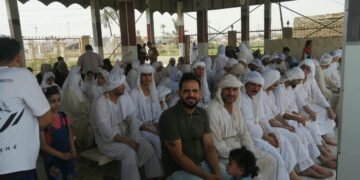بالصور || الصابئة المندائيون في ميسان يحتفلون بمناسبة عيد” دهفا اد يمانا” عيد التعميد الذهبي