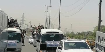 بالصور || قوافل المحتجون تتوجه نحو التحرير