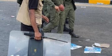 بالصور | إصابات بليغة في صفوف القوات الأمنية