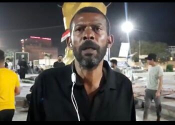 بالفيديو || رسالة المحتجين في كربلاء للحكومة المركزية