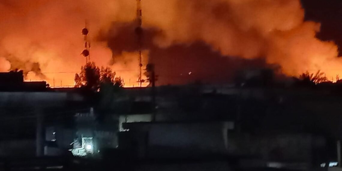 ميسان : نزاع عشائري يتسبب بحرق منازل المواطنين