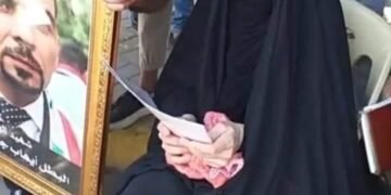 بعد نداءها لهم بـ”تعالو شوفو عيني” المكلفين بحماية حقوق الانسان يتجاهلون والدة الشهيد الوزني