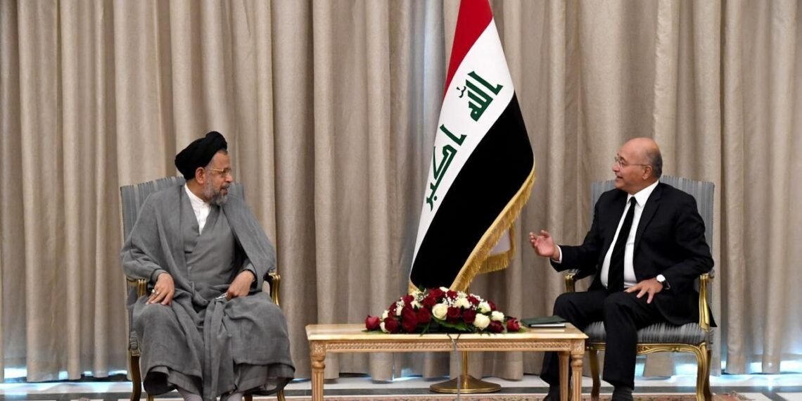 وزير الامن الايراني يلتقى الرئيس العراقي في بغداد