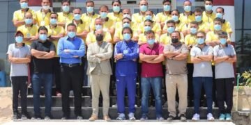 افتتاح الدورة التدريبية فئة ( C ) في كربلاء بإشراف المحاضر الاسيوي حميد مخيف