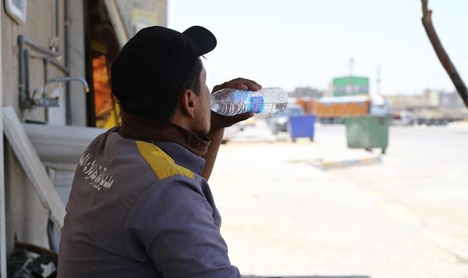 متطوعون يطلقون تحدي لمديرية بلدية كربلاء