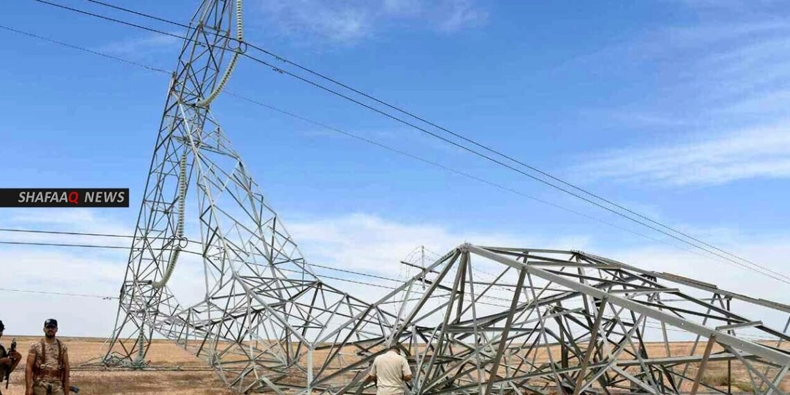 ديالى : اعادة تصليح ابراج للطاقة بعد تمديرها