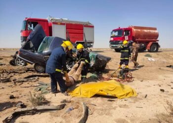 حادث مروع في واسط يتسبب بوفاة ثلاث اشخاص