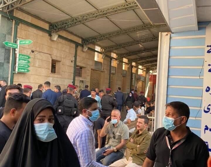 محاولة اغتيال المهندس عبير سليم مدير بلدية كربلاء مع اثنين من موظفي البلدية