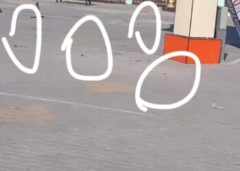 بالصور | الهجوم على شاشة كبيرة في ميسان دون معرفة الفاعل