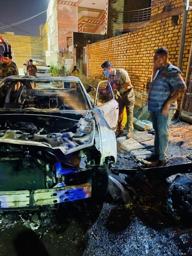 بالصور.. استهداف منزل مدير عام صحة ذي قار بعبوة ناسفة
