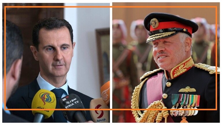 بعد سنوات من الجمود : مكالمة هاتفية بين الأسد وملك الأردن