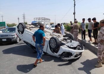 ديالى.. مصرع واصابة 15 مدني في حادث سير مروع شمال المحافظة