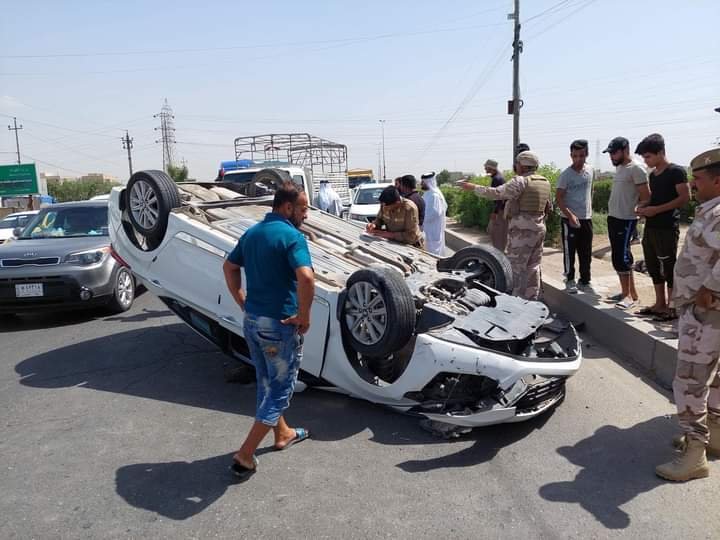 ديالى.. مصرع واصابة 15 مدني في حادث سير مروع شمال المحافظة