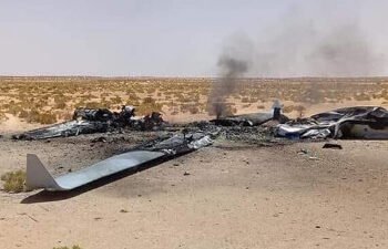 كربلاء :اسقاط طائرة مسيرة مفخخة في الصحراء