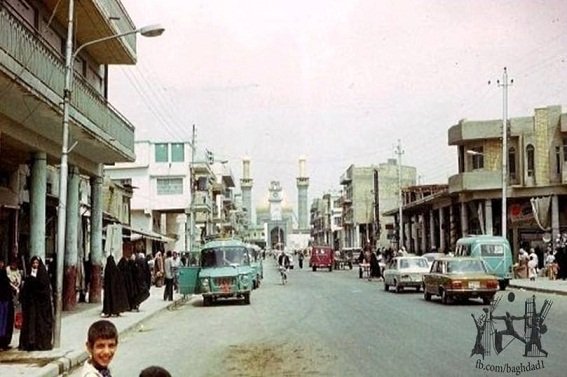 صور قديمة من حقب زمنية مختلفة لمدينة كربلاء المقدّسة