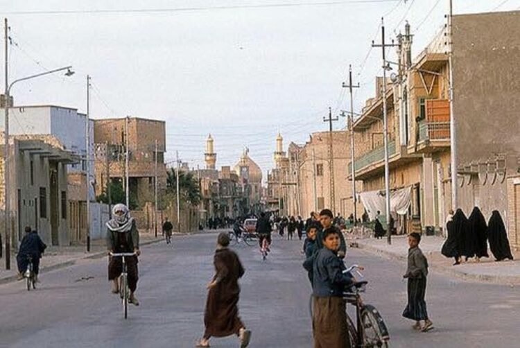 صور قديمة من حقب زمنية مختلفة لمدينة كربلاء المقدّسة