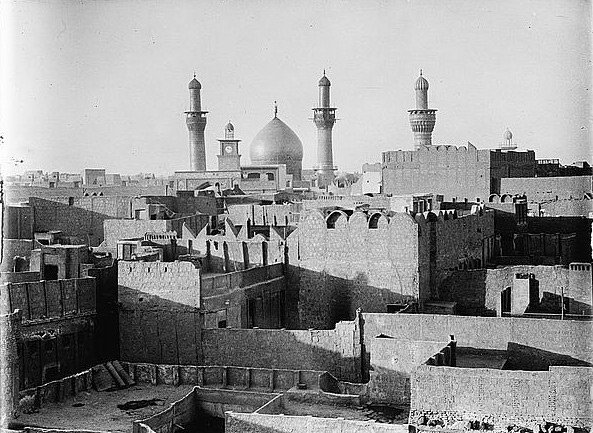 صور قديمة من حقب زمنية مختلفة لمدينة كربلاء المقدّسة