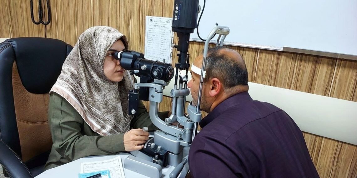 خلال شهر واحد فقط مركز السيدة زينب الكبرى الجراحي التخصصي للعيون يستقبل ( 2500 ) مُراجع