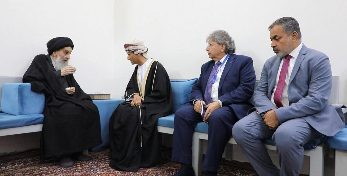 السيد السيستاني يستقبل المبعوث الخاص للأمين العام للأمم المتحدة في العراق