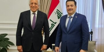 زلماي يعود إلى بغداد ويلتقي السوداني